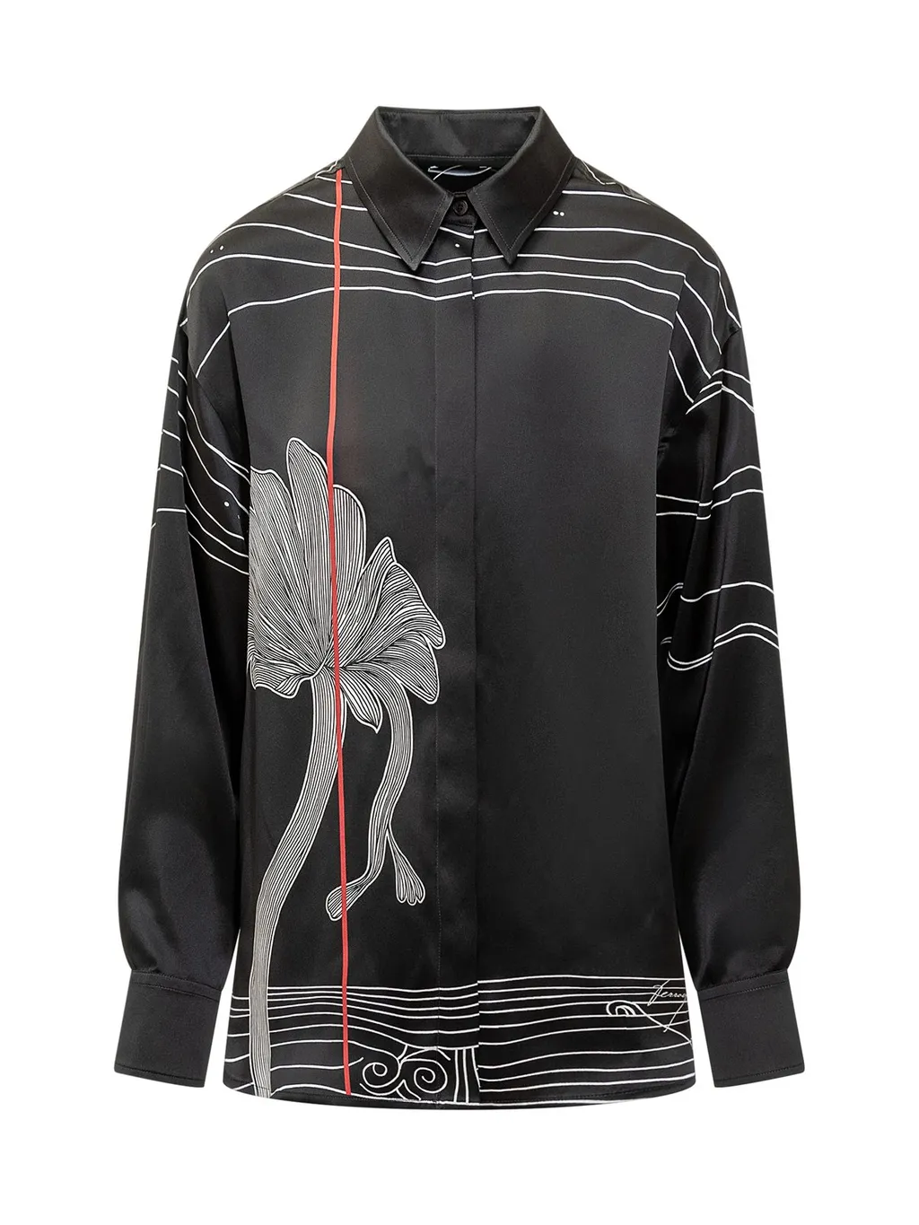 Printed Silk Shirt
