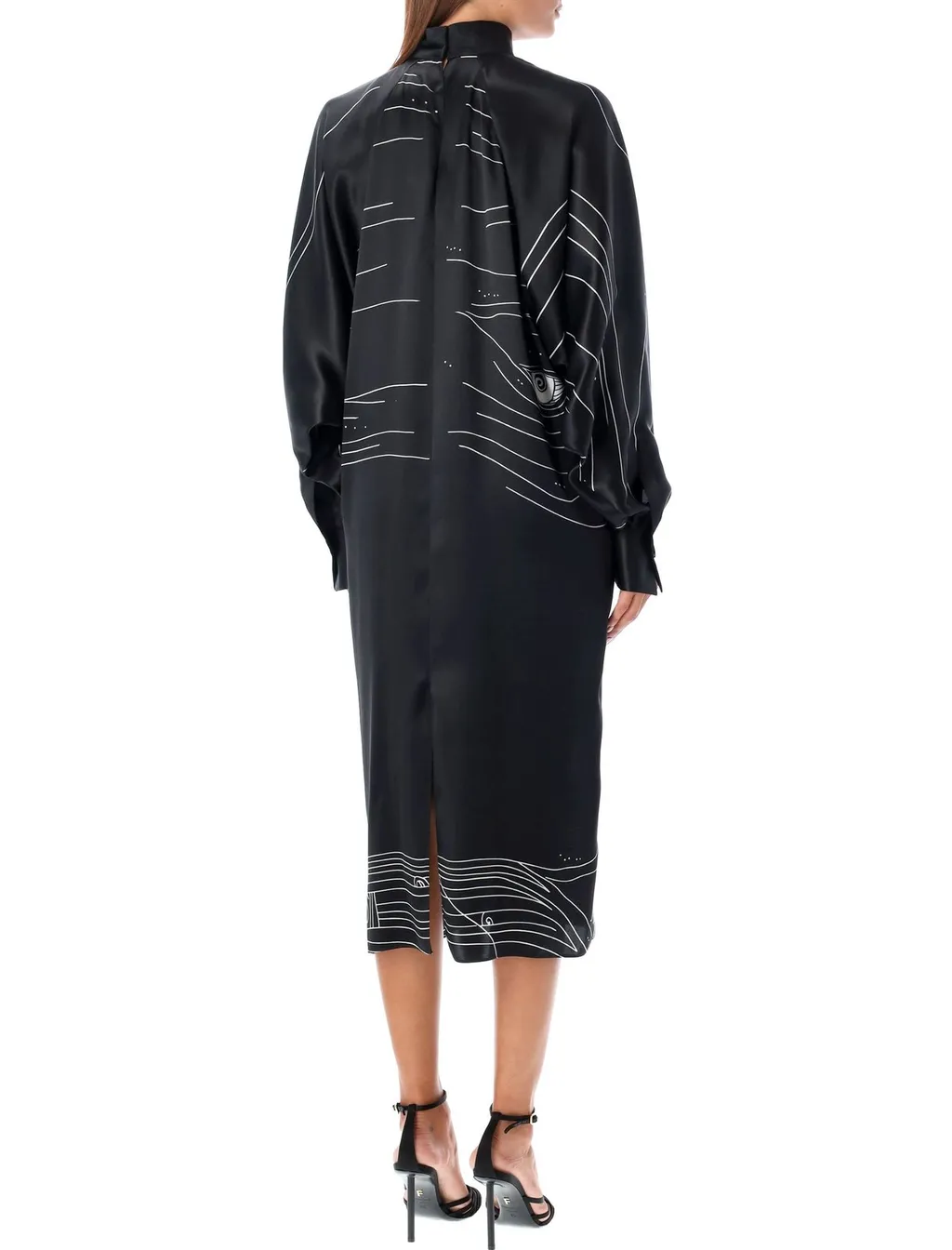 Printed Midi Dress