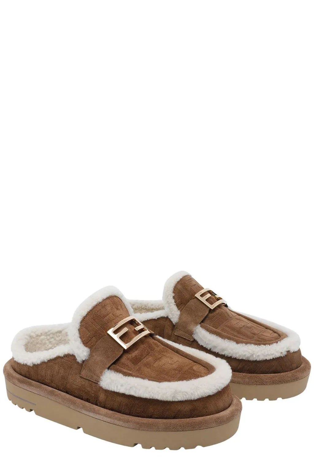 Shearling-Lined Mules