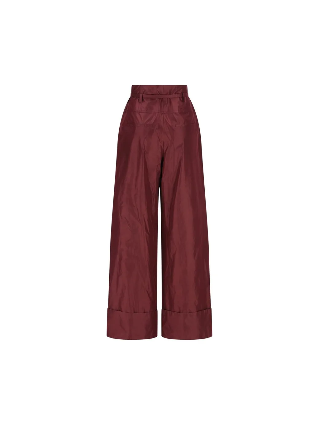 High-Waisted Wide-Leg Trousers