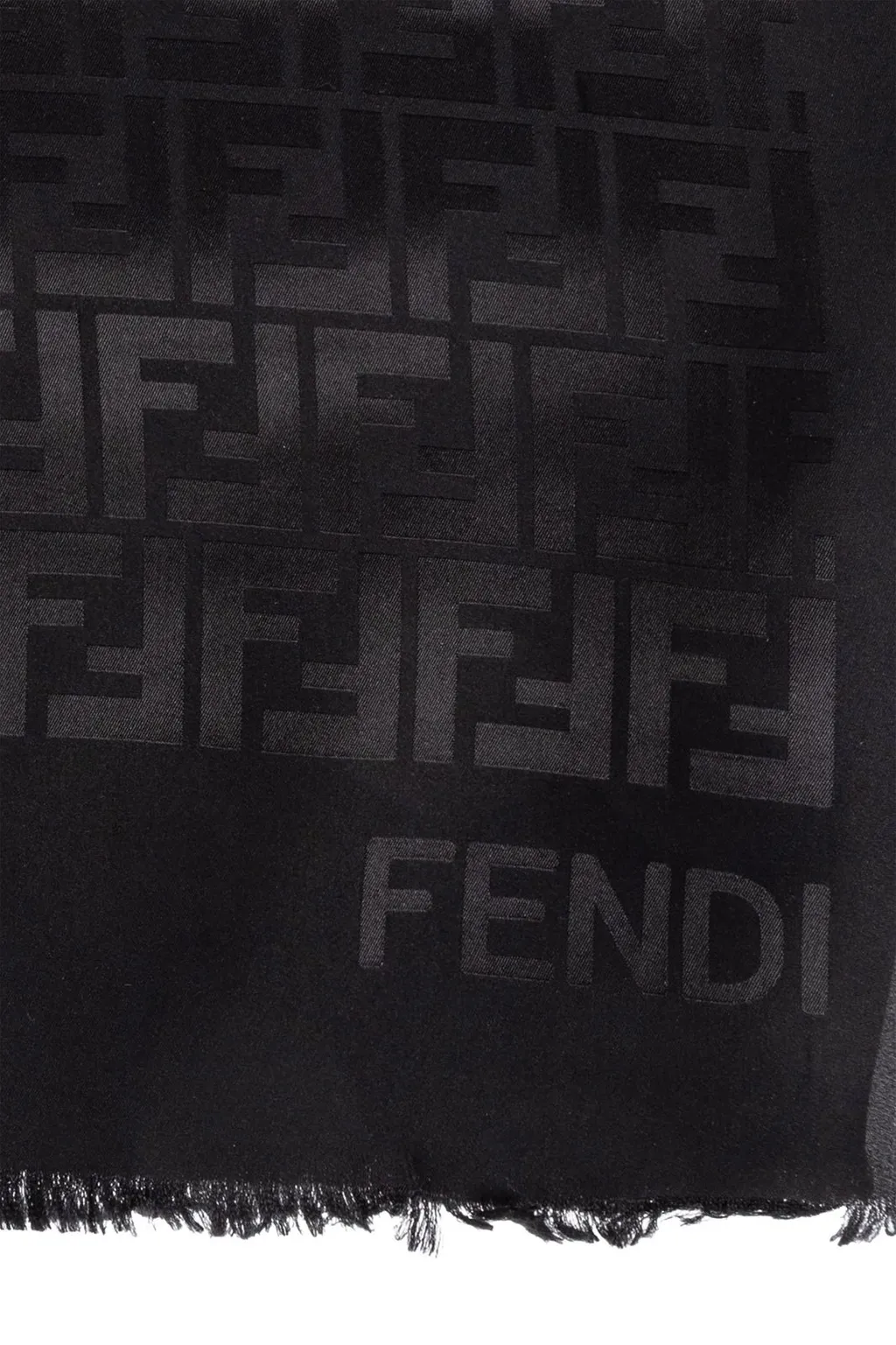 Scarf With Ff Motif