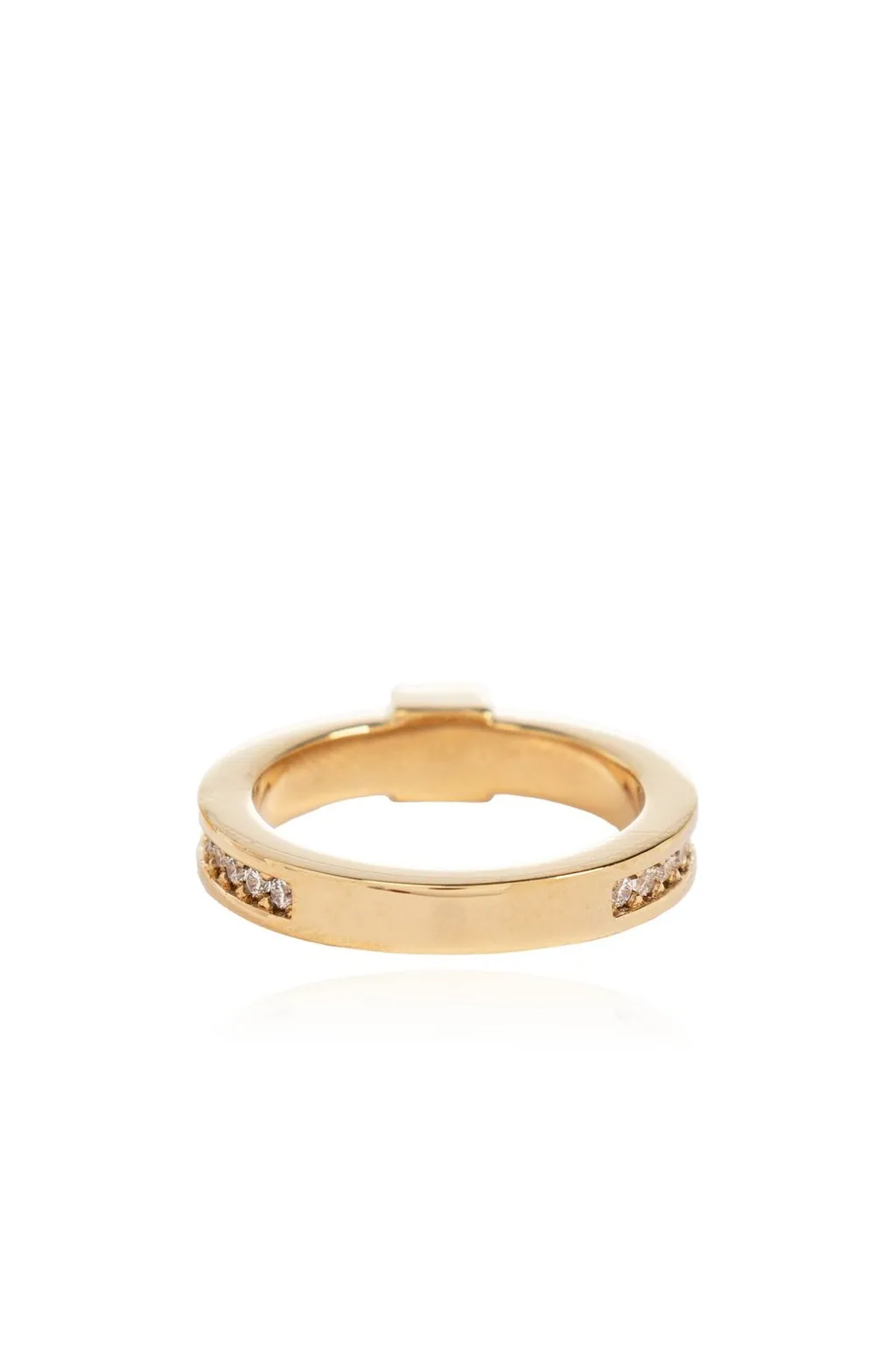 Ring With Ff Motif