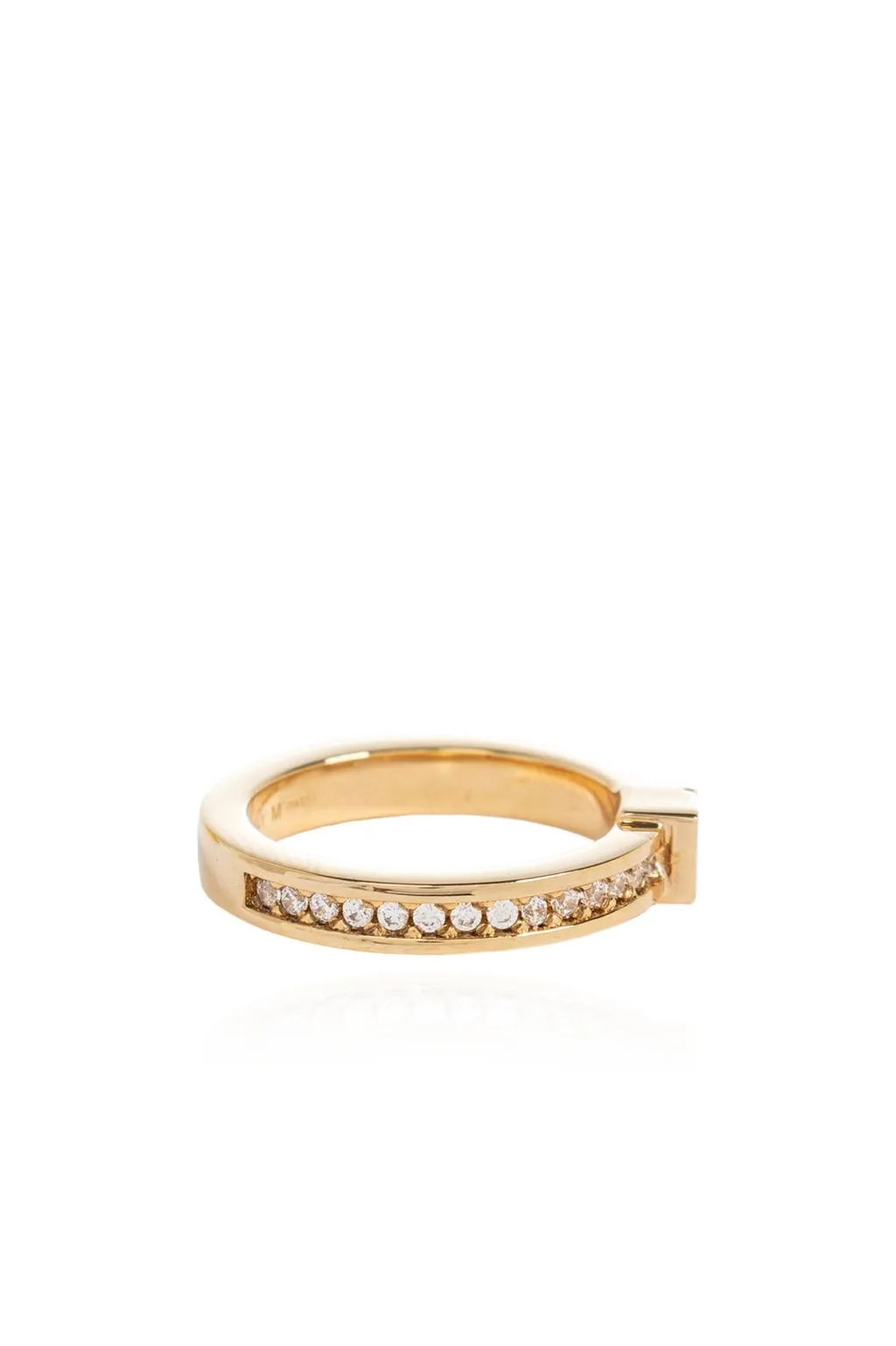 Ring With Ff Motif