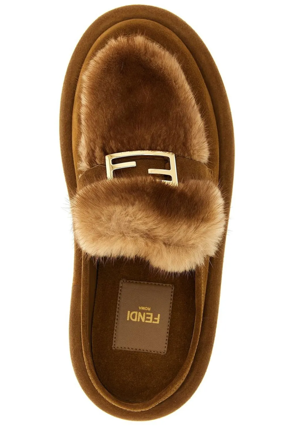 Mules With Fur Trim