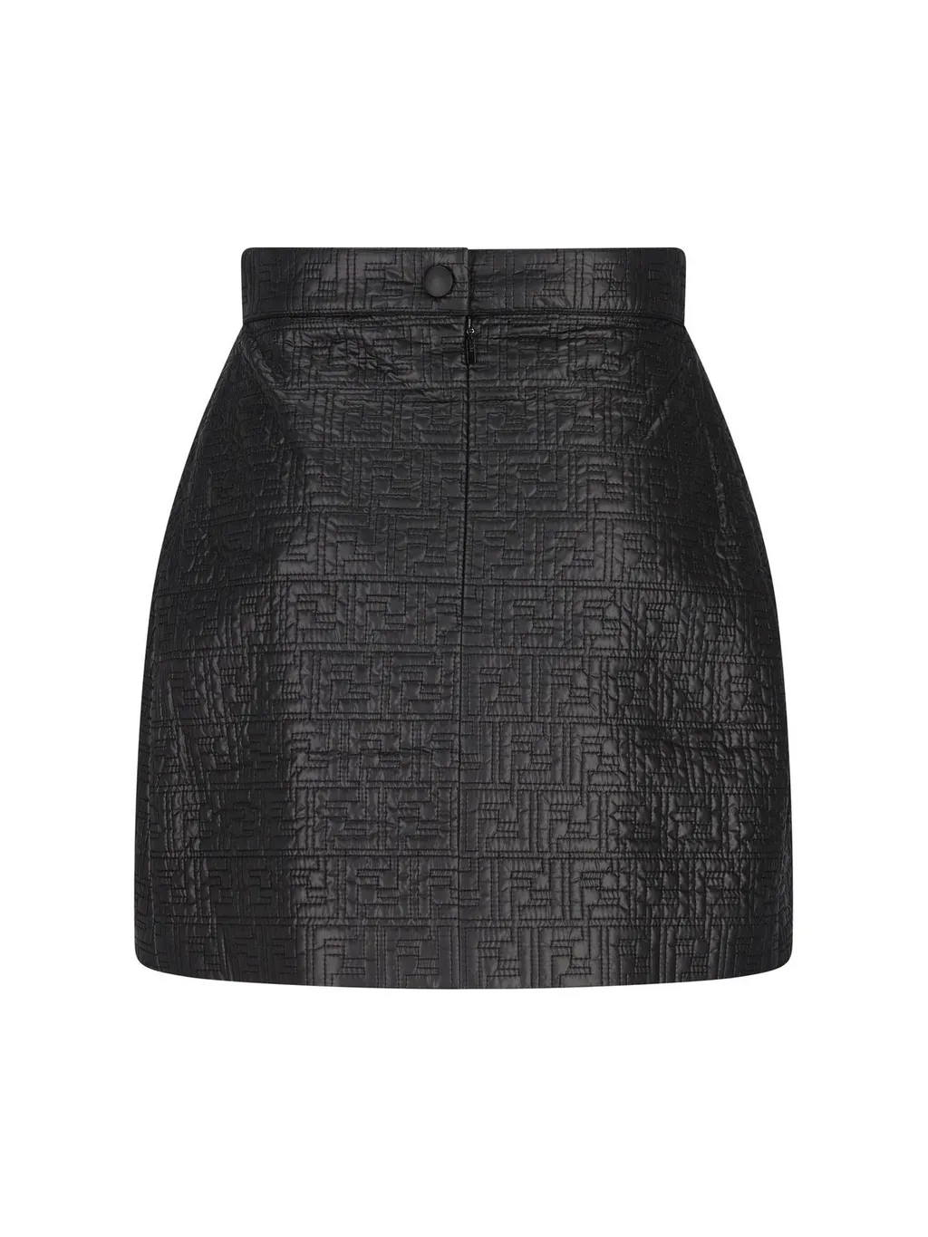 Quilted Monogram Mini Skirt