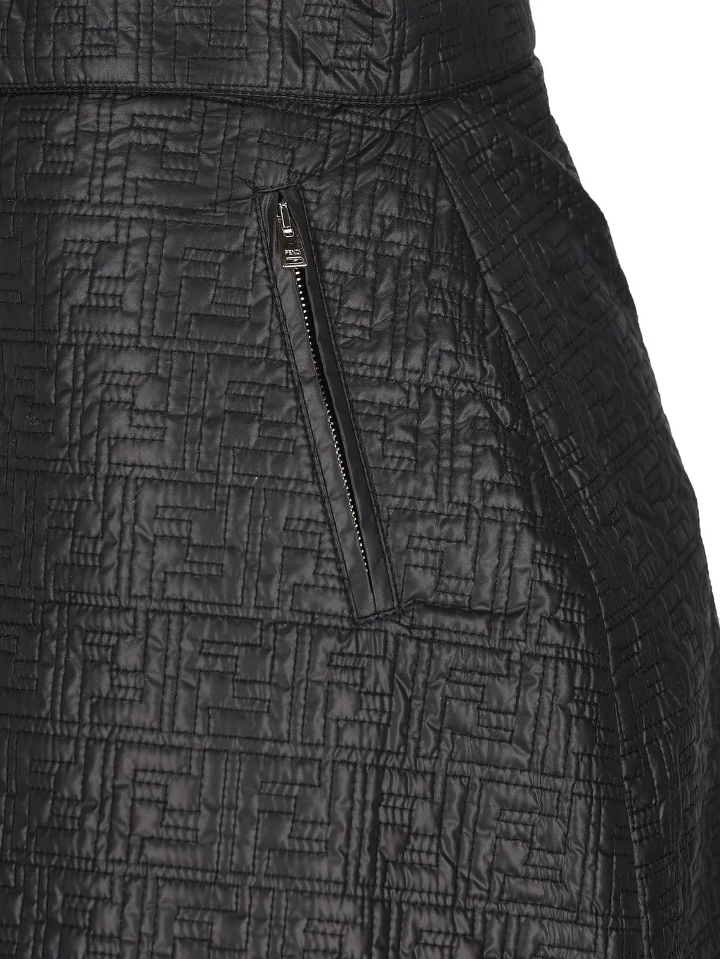 Quilted Monogram Mini Skirt