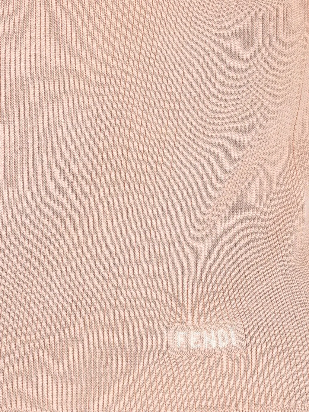 Ribbed Knit Polo Shirt