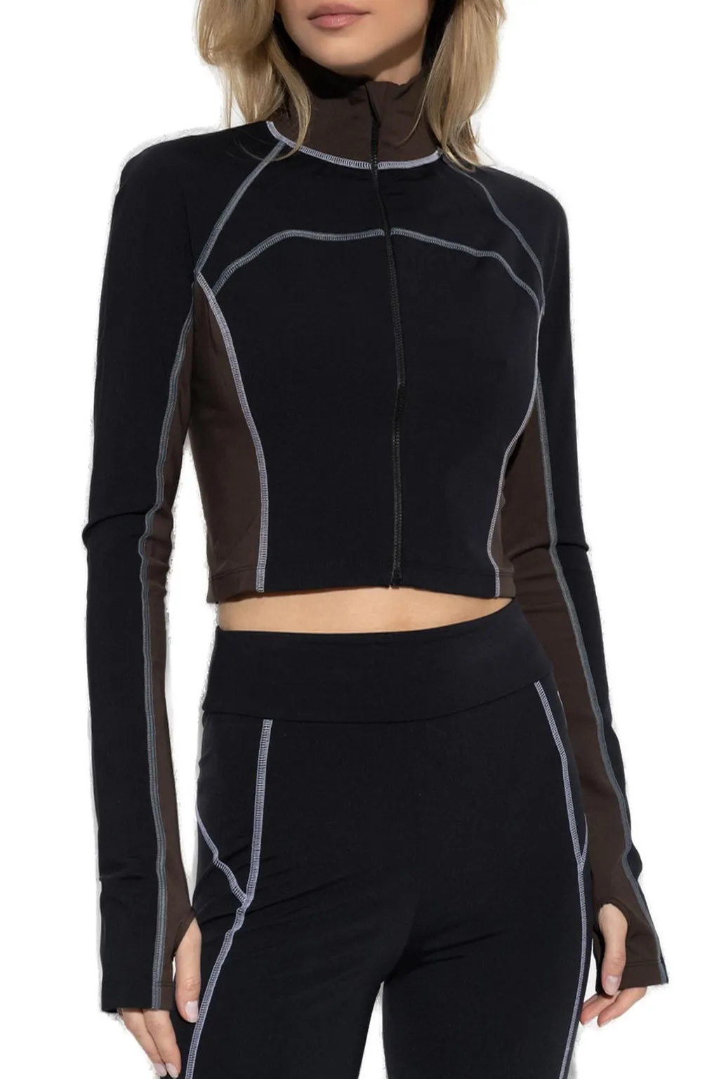 Cropped Zip-Up Jacket