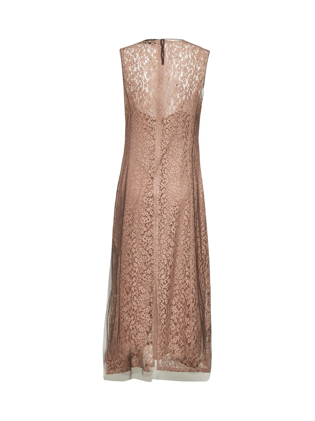Sleeveless Lace Maxi Dress