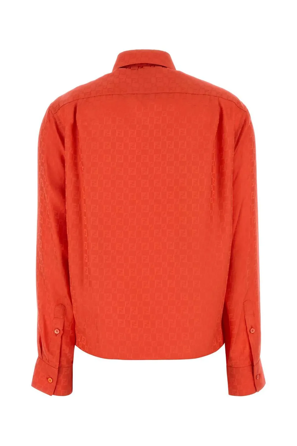 Logo Print Silk Shirt