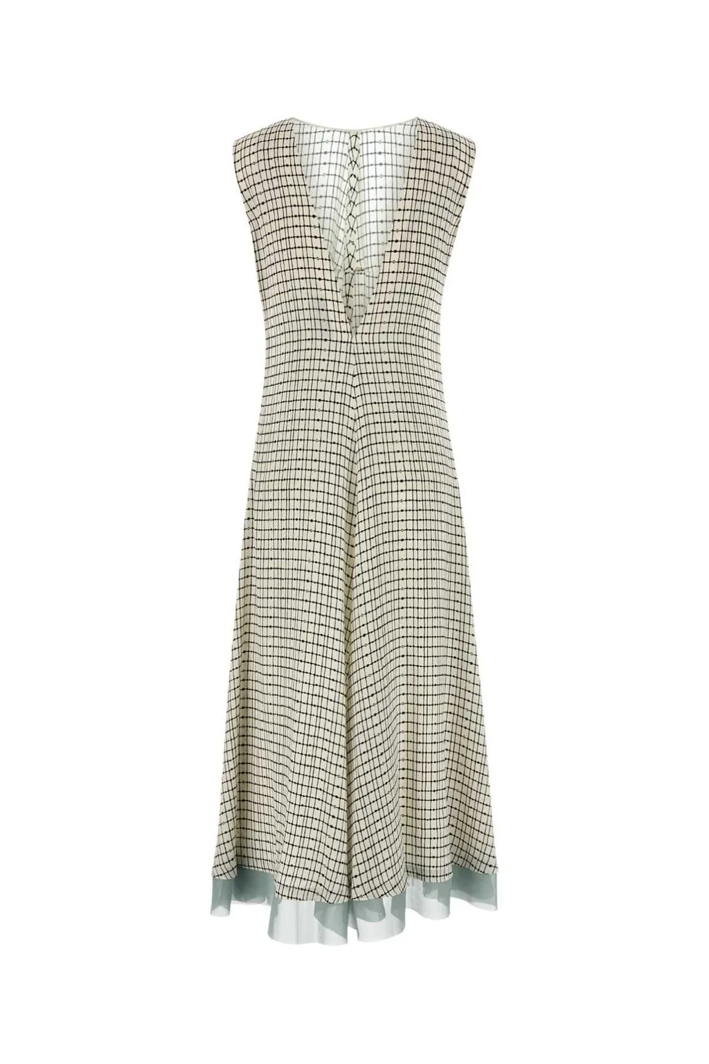 Checkered Midi Dress