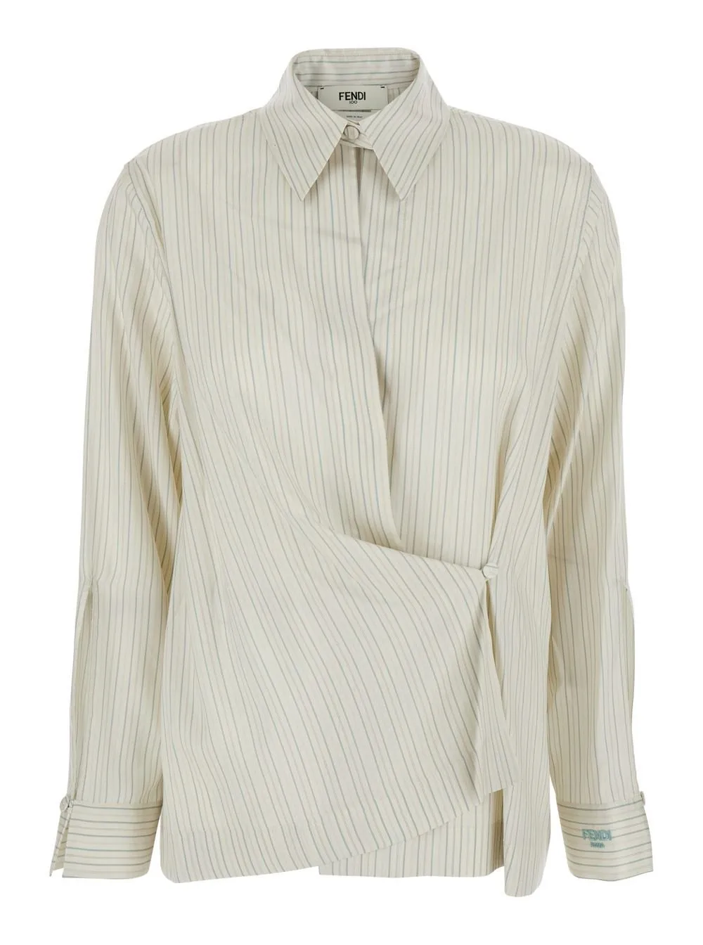 Striped Wrap Shirt