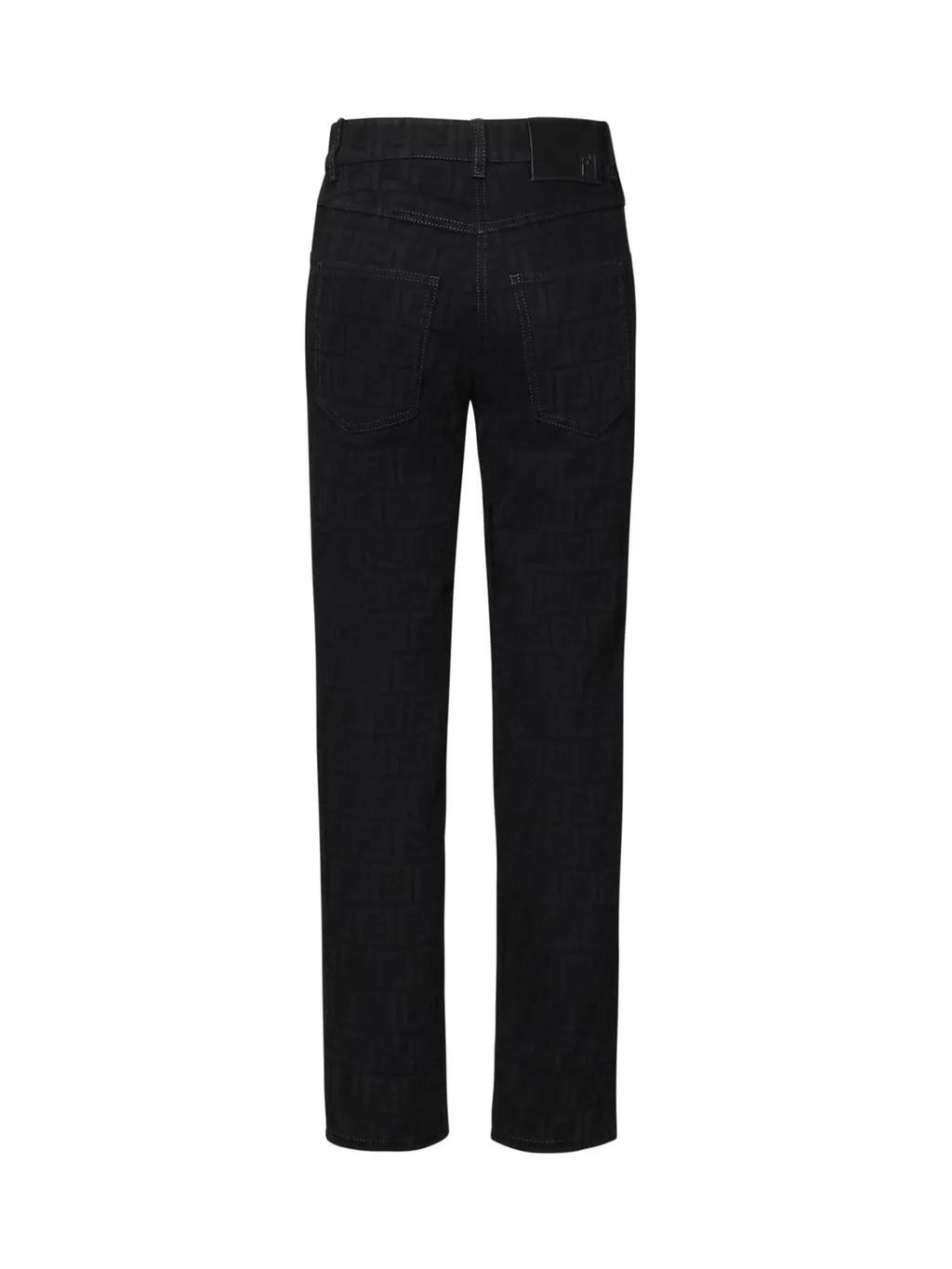 Monogrammed Straight Leg Jeans