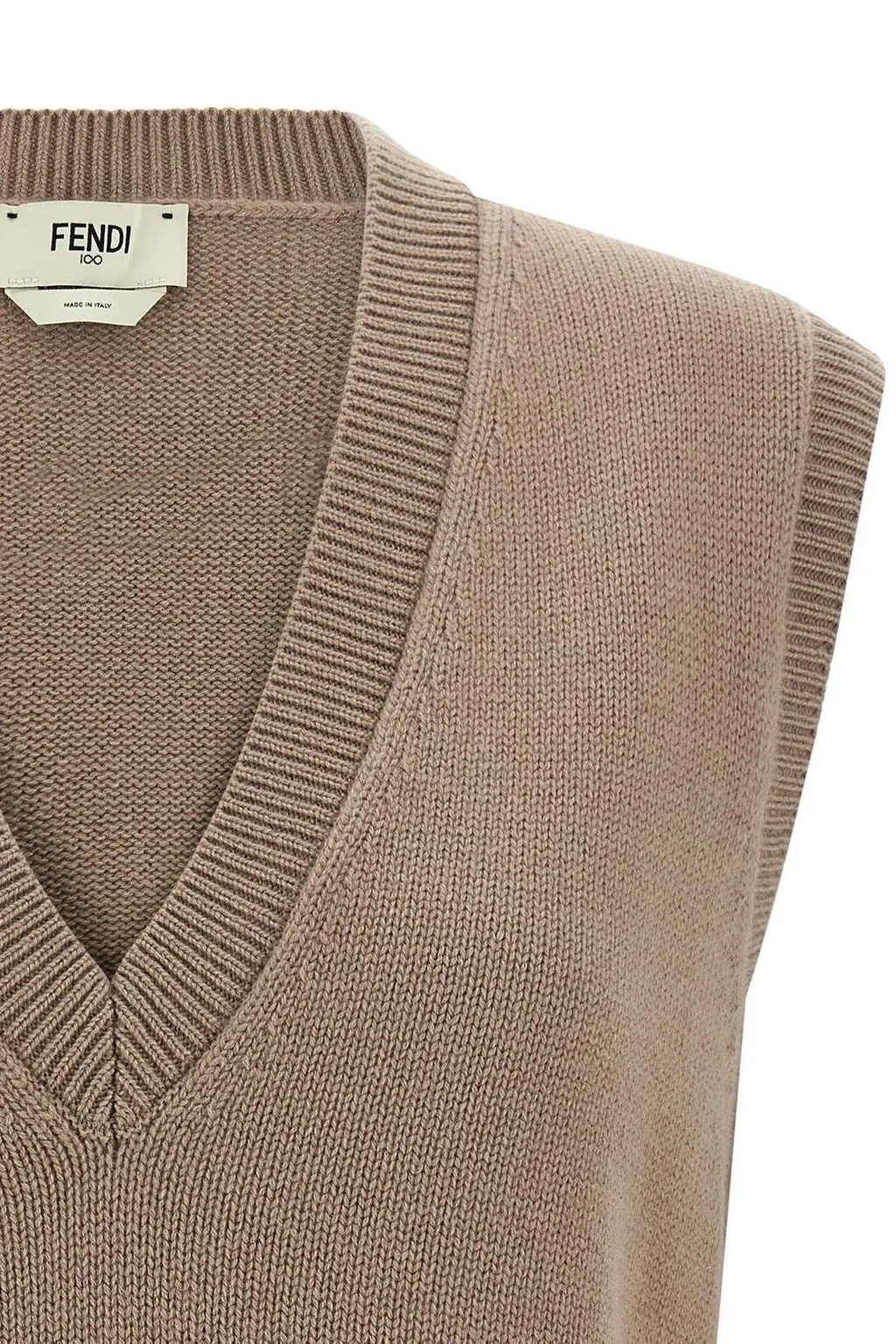 V-Neck Knit Vest