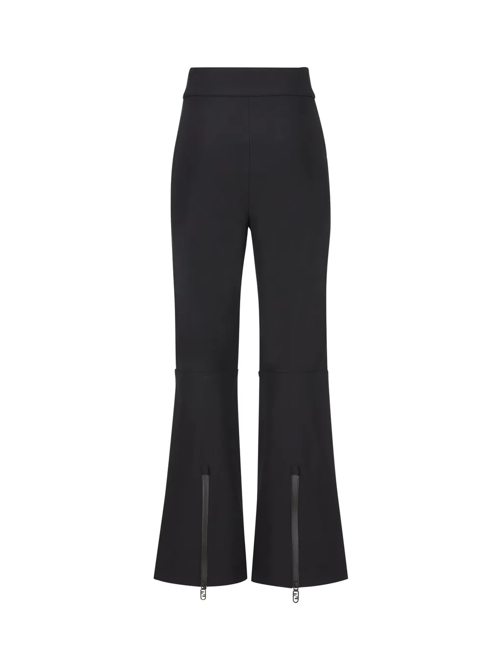 High-Waisted Flared Trousers