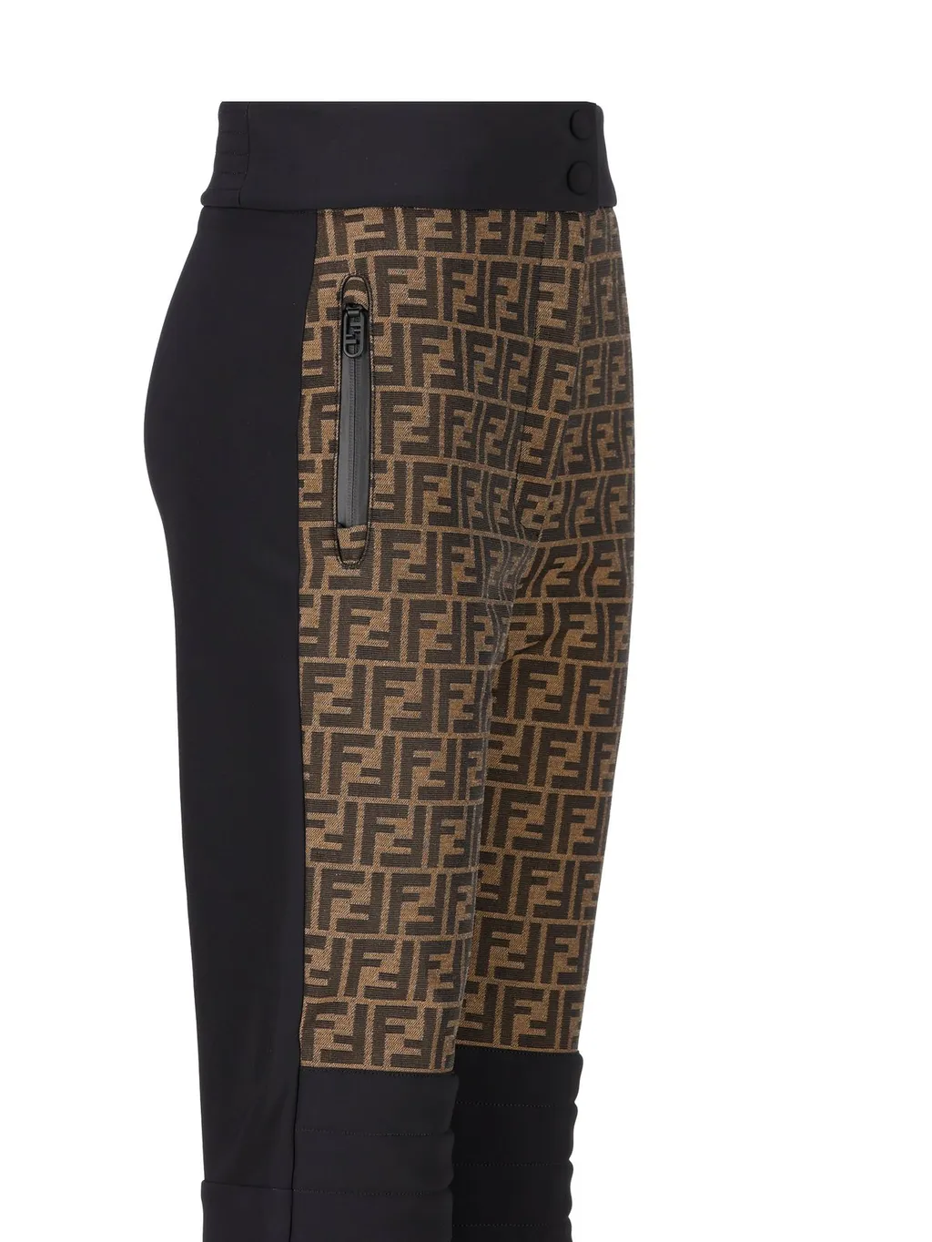 High-Waisted Flared Trousers
