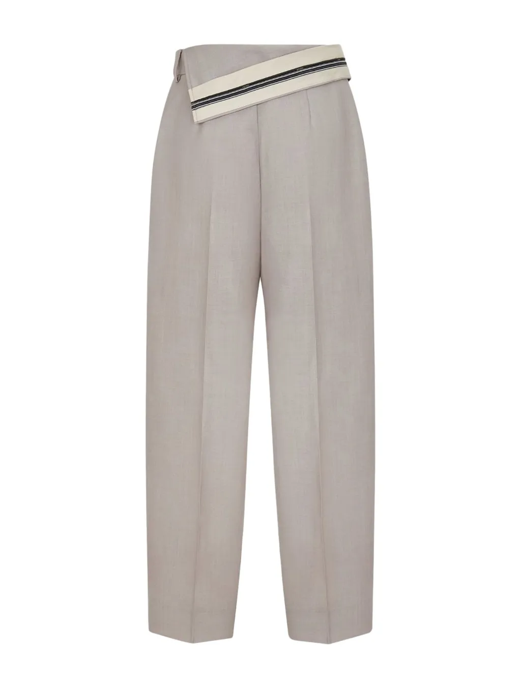 High-Waisted Wide-Leg Trousers