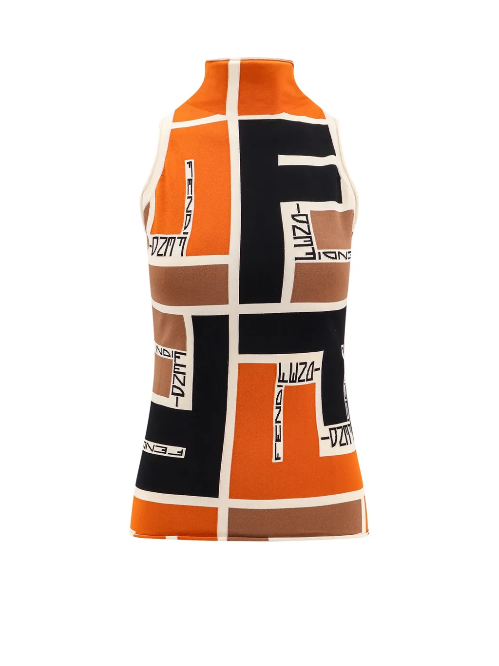 Sleeveless Turtleneck Top