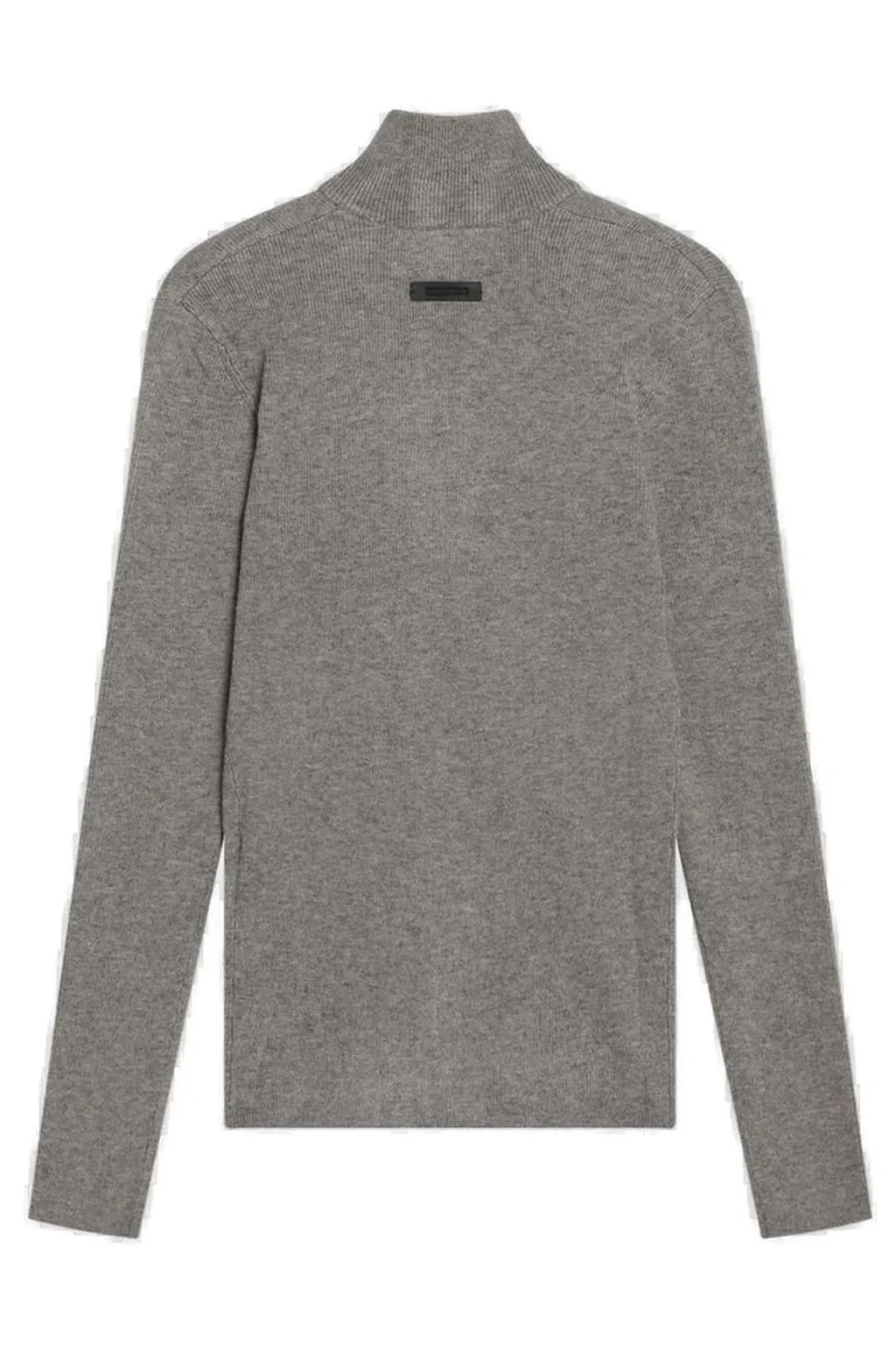 Zip-Up Mock Neck Sweater