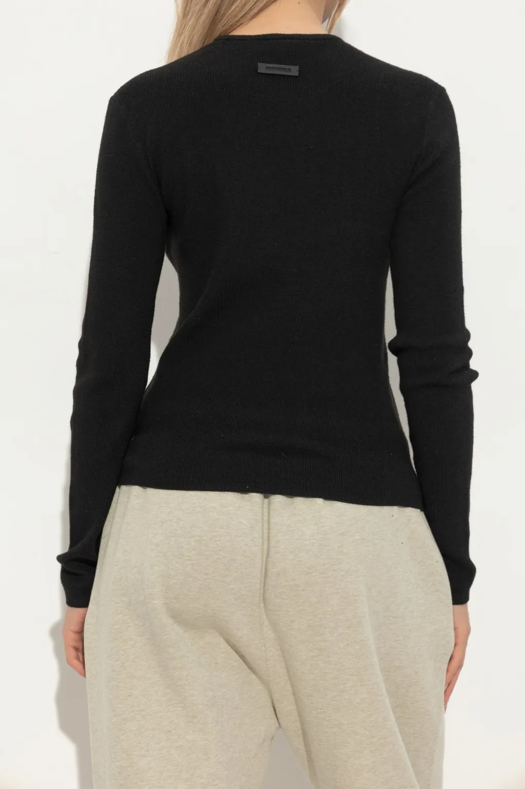 Ribbed Knit Long Sleeve Top