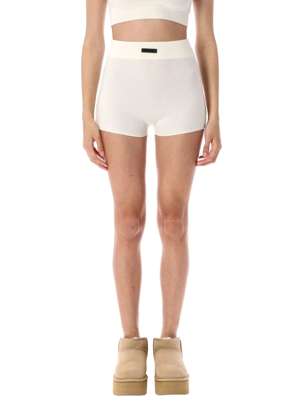 Ribbed Knit Shorts