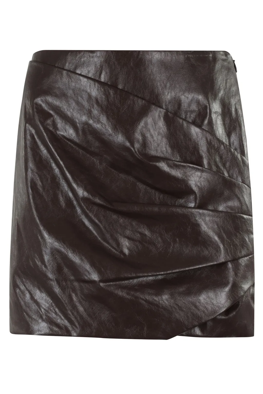 Faux Leather Mini Skirt