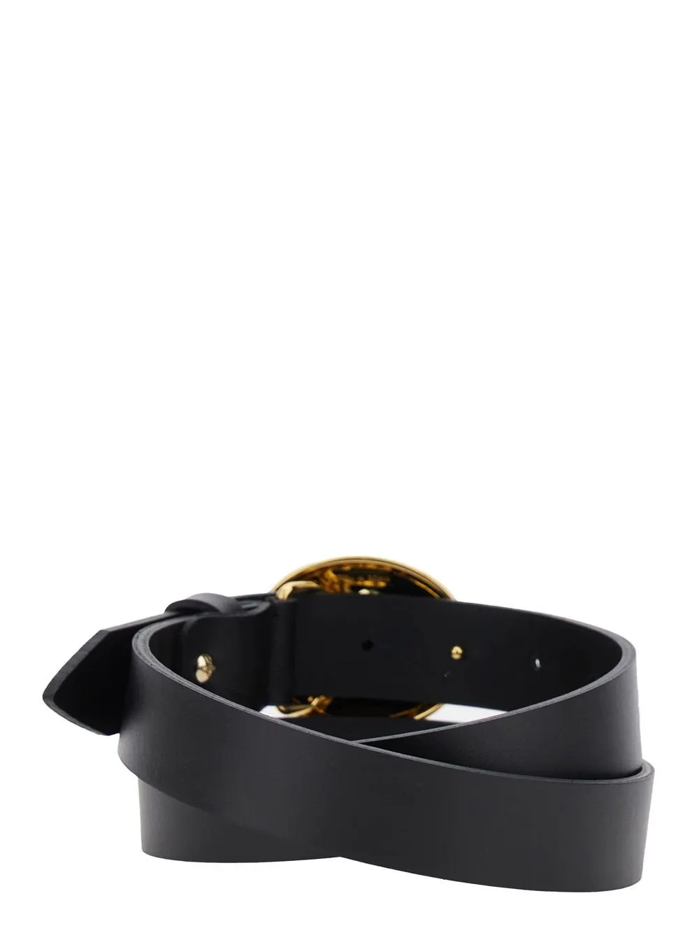 Belt With Round Buckle