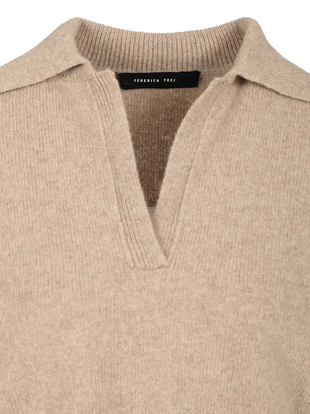 Collared Knit Sweater