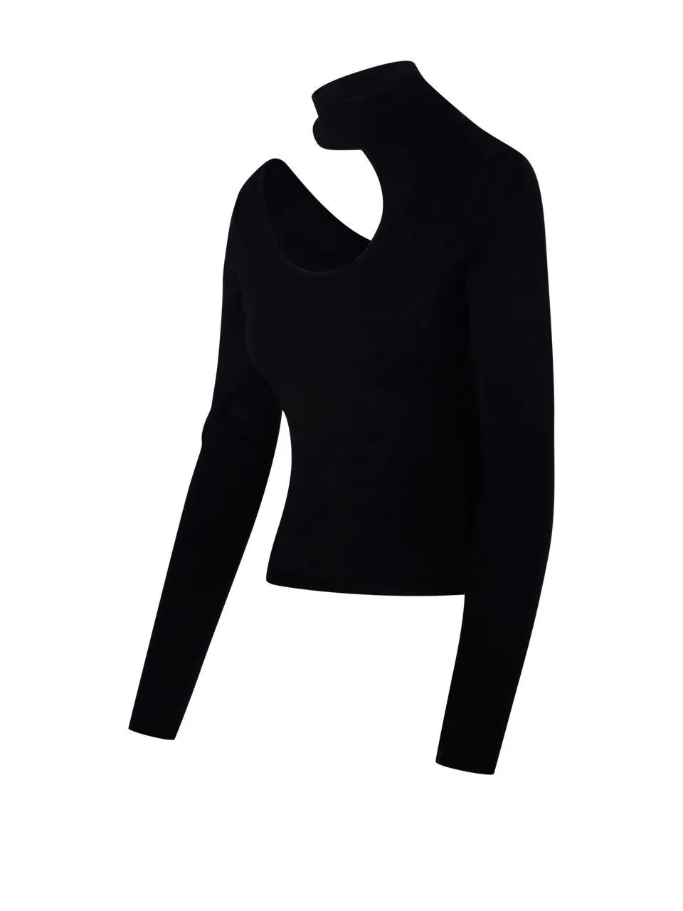 Cutout Long Sleeve Top