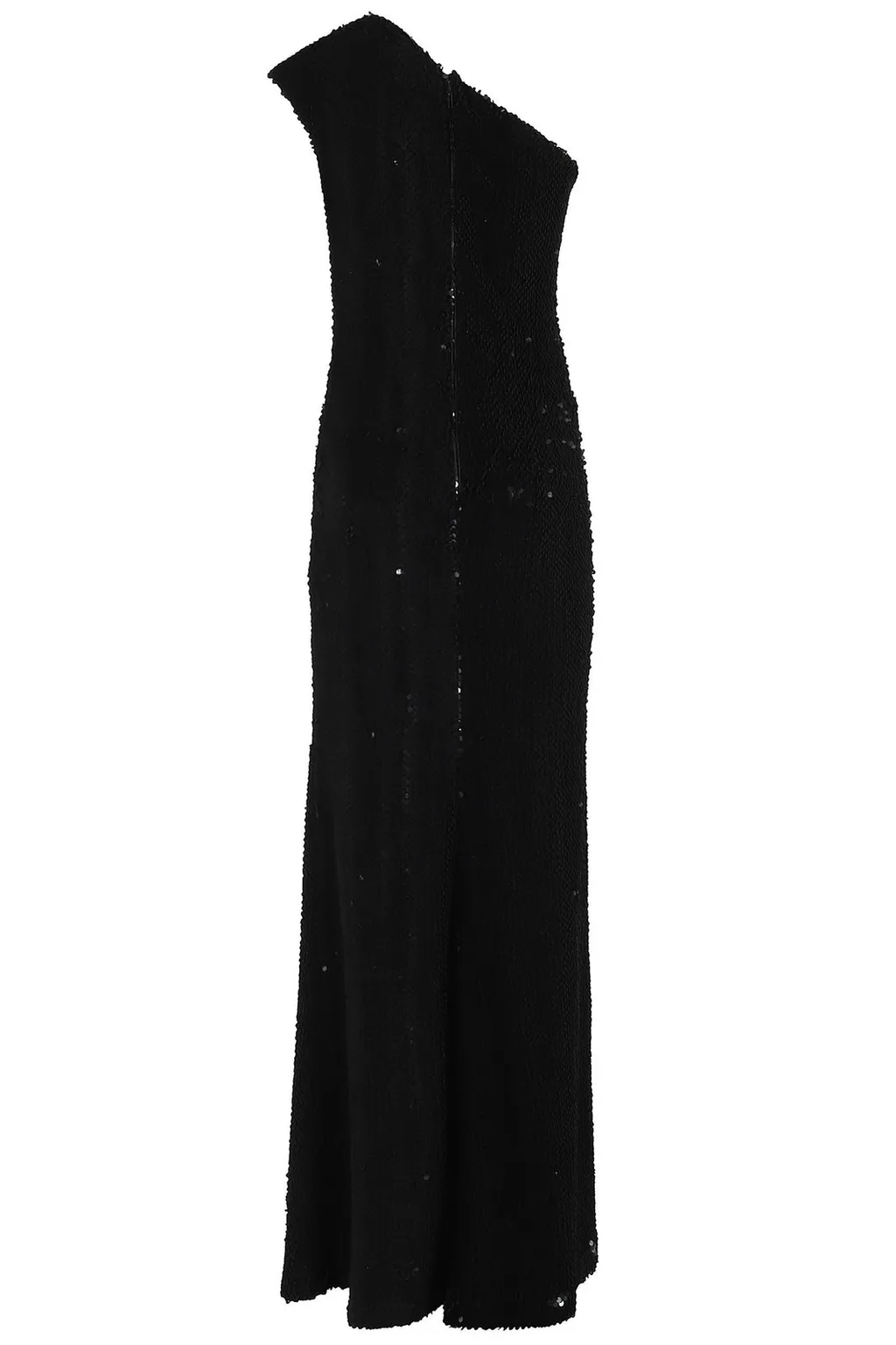 One-Shoulder Sequin Gown