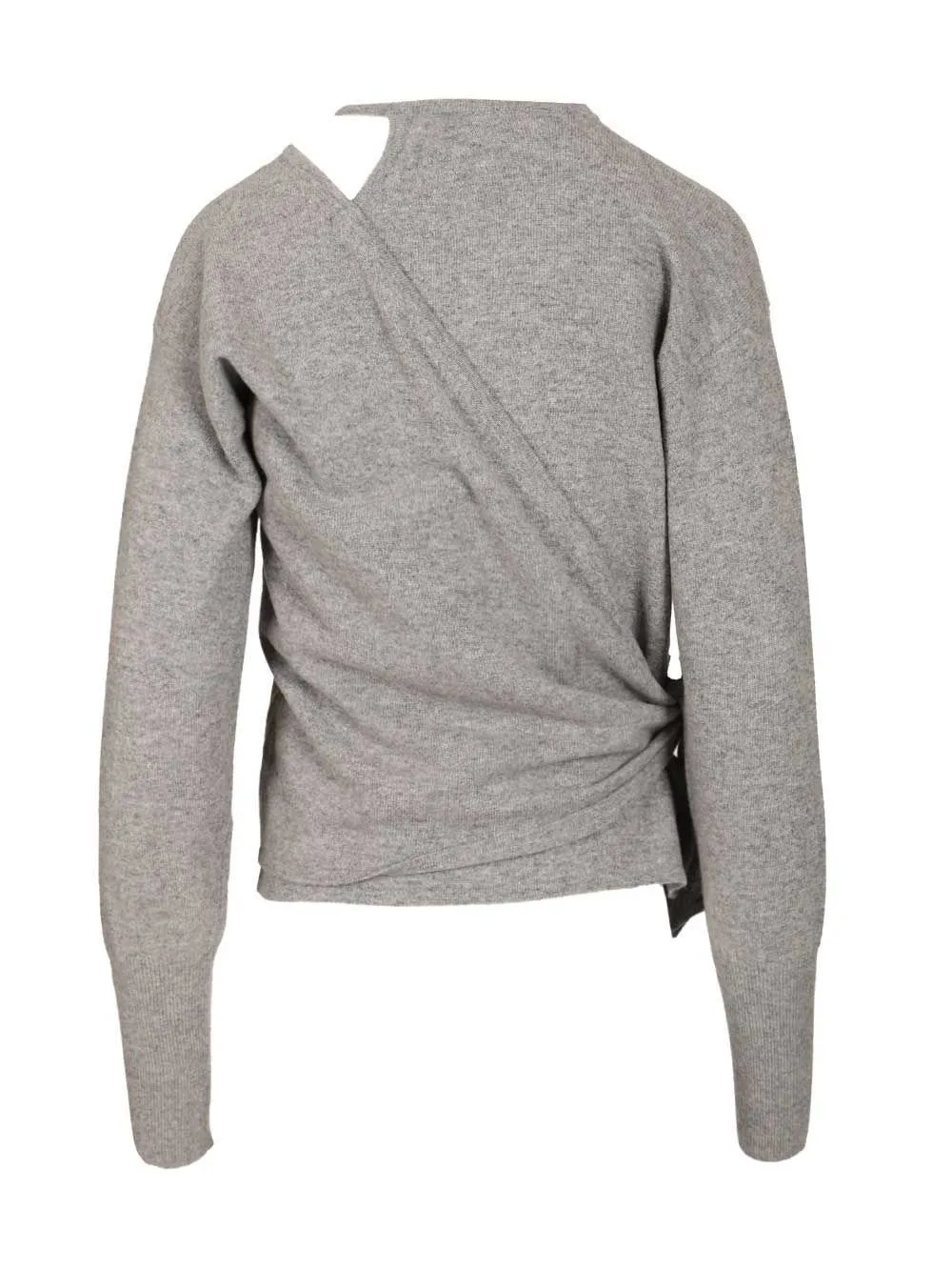 Asymmetric Wrap Sweater
