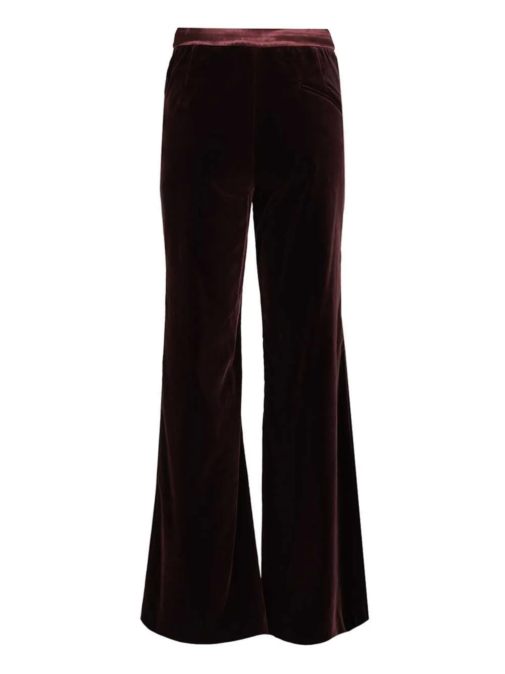 Flared Velvet Trousers