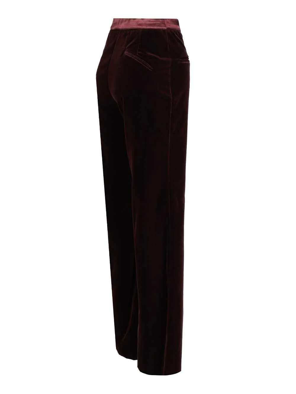 Flared Velvet Trousers