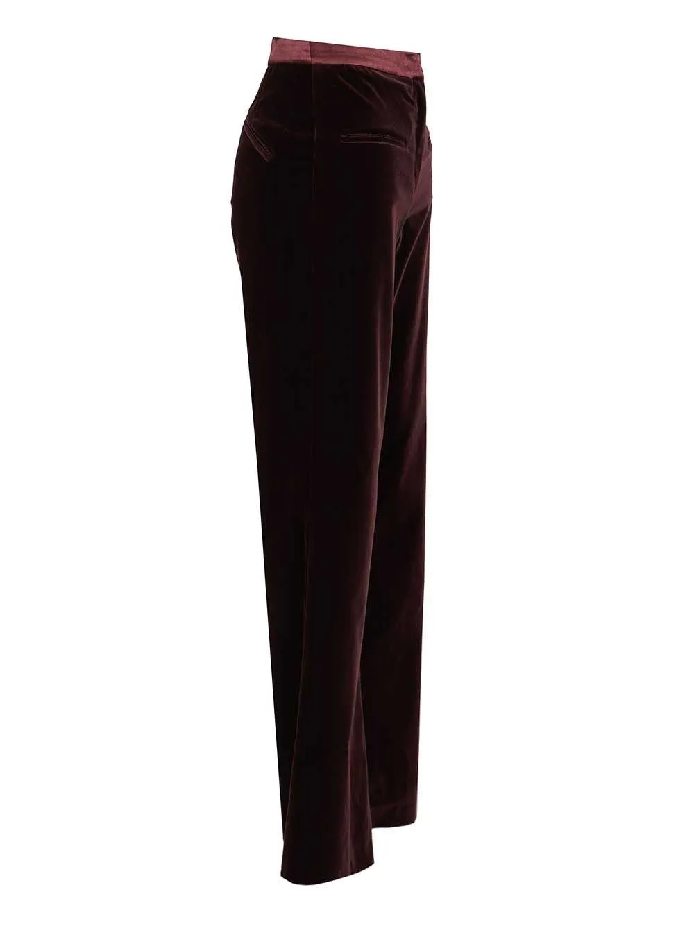 Flared Velvet Trousers