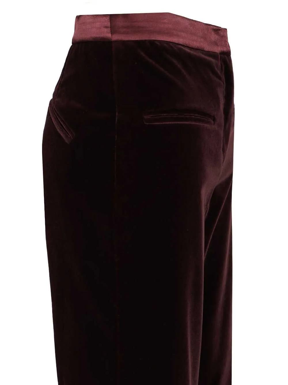 Flared Velvet Trousers