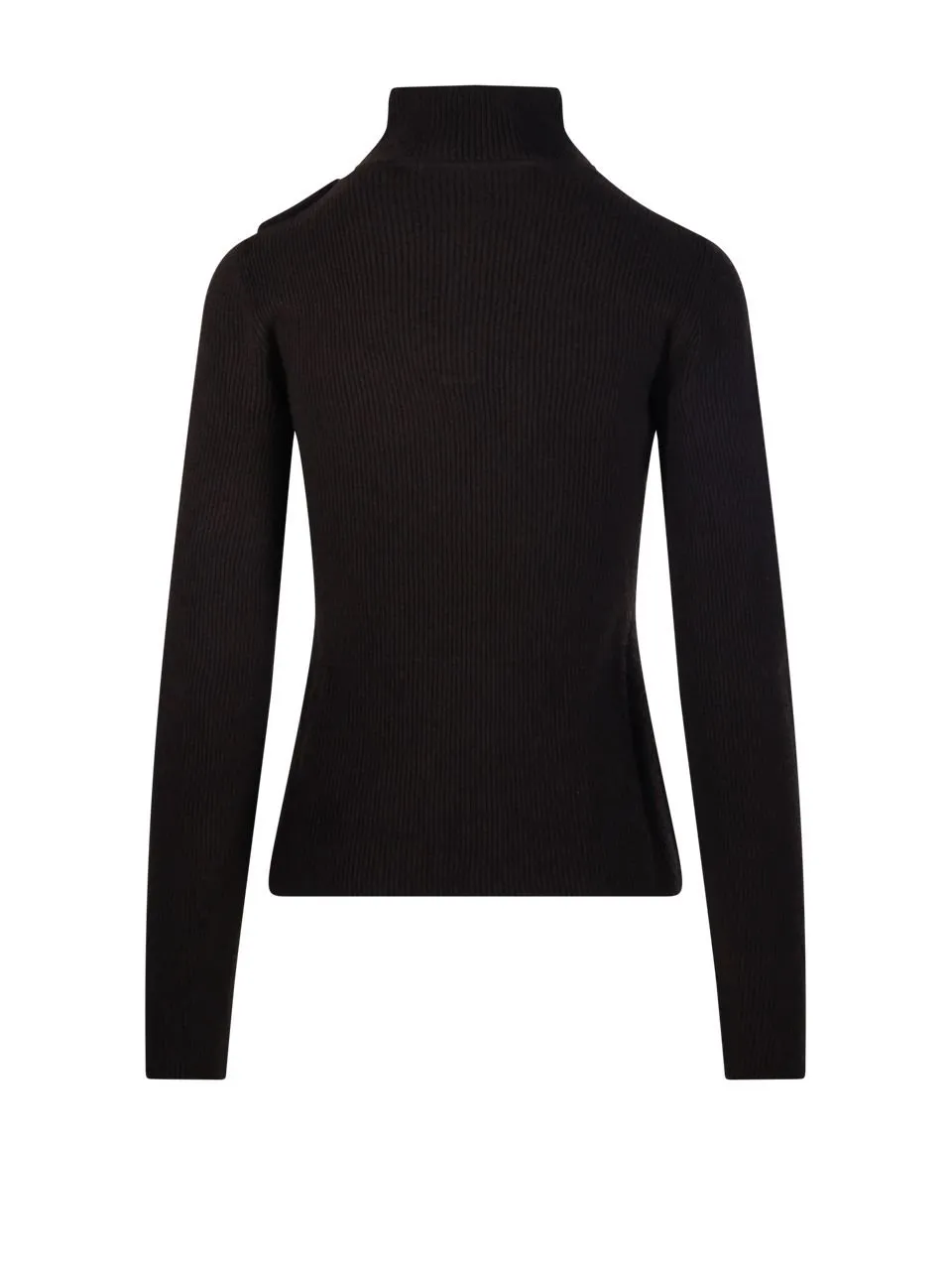 Ribbed Turtleneck Sweater