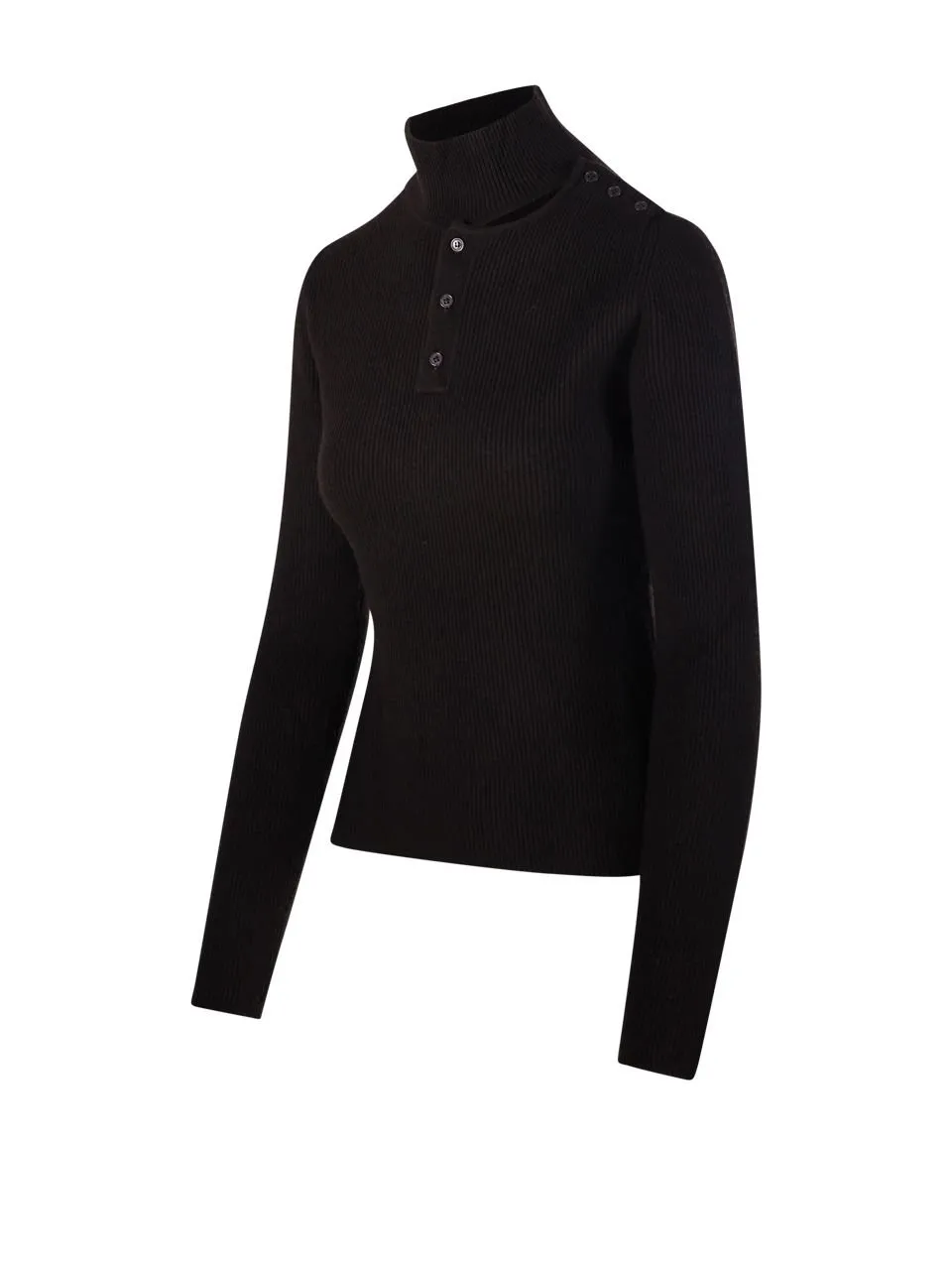 Ribbed Turtleneck Sweater