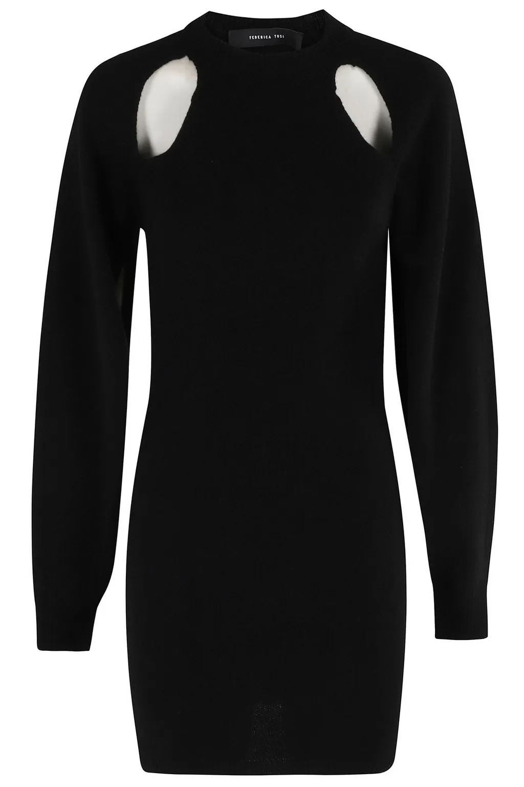 Knit Dress With Cut-Outs