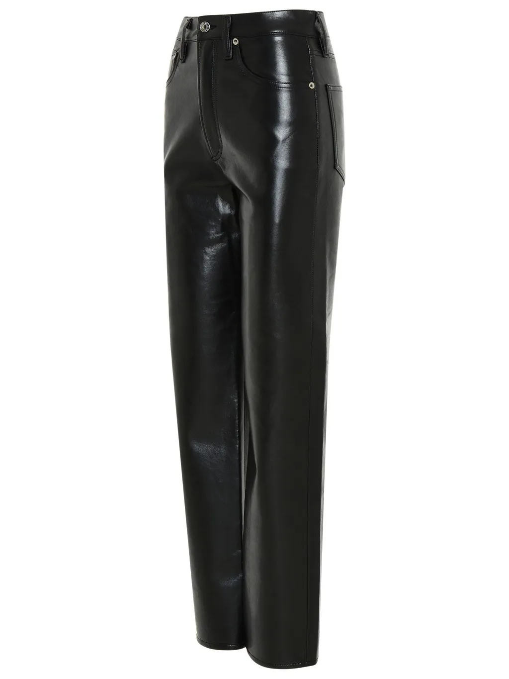 High-Rise Straight-Leg Trousers