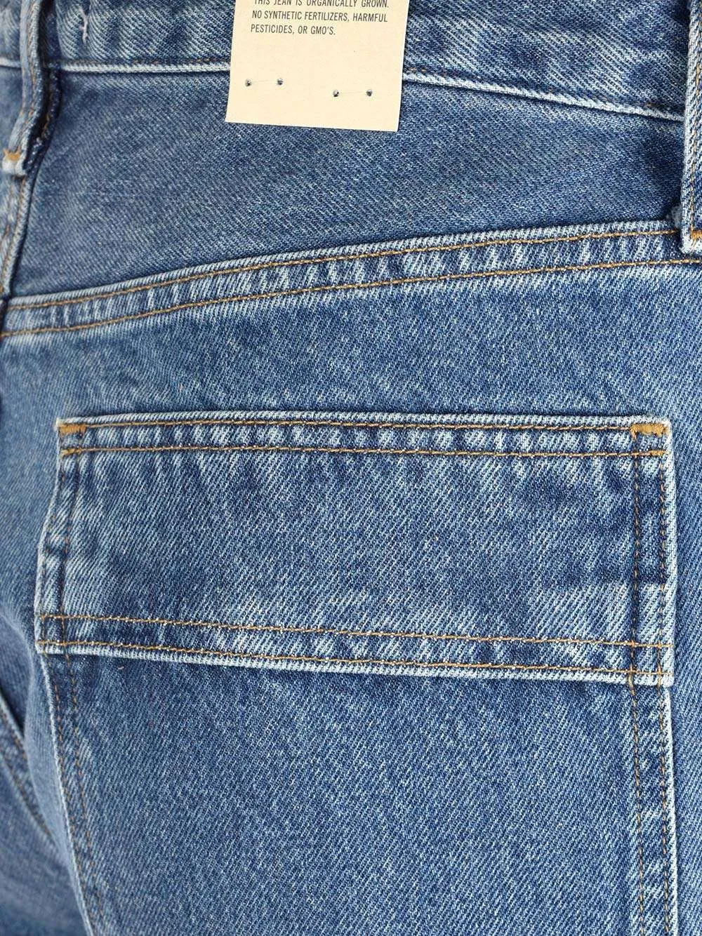 Paneled Straight-Leg Jeans