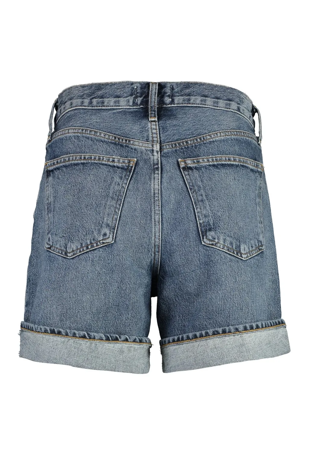 High-Rise Denim Shorts