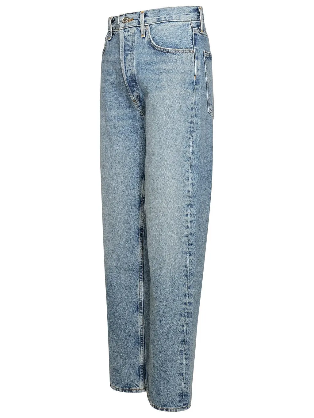 High-Waisted Straight Leg Jeans