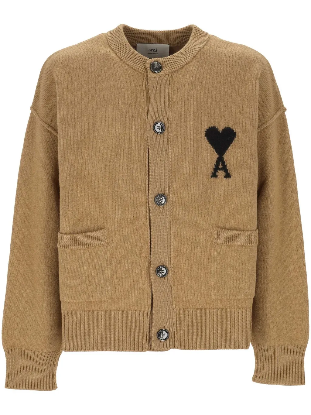 Cardigan With Ami De Coeur Embroidery