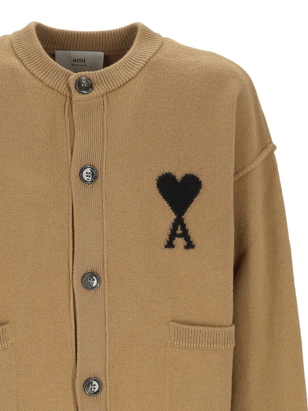 Cardigan With Ami De Coeur Embroidery