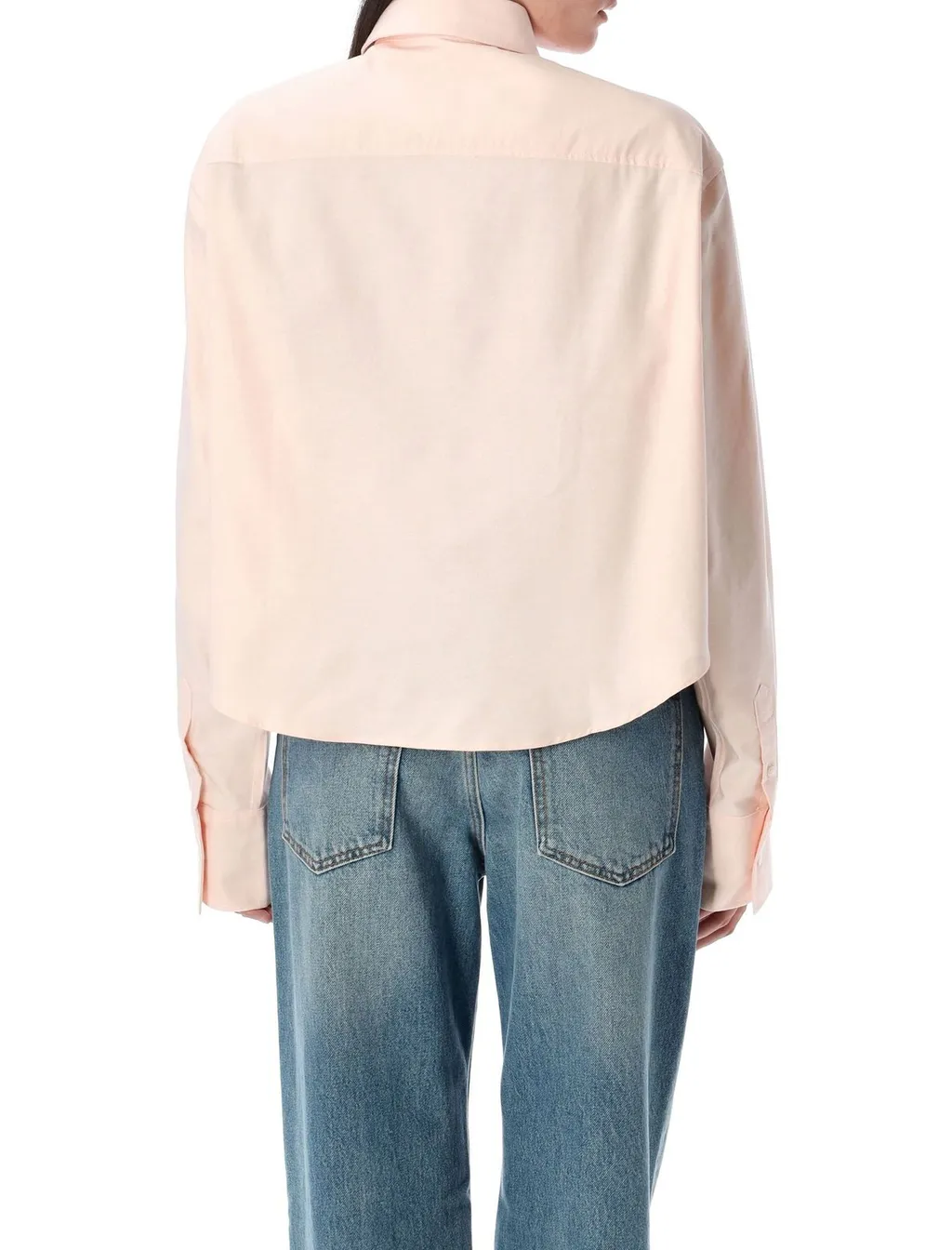 Cropped Button-Down Shirt