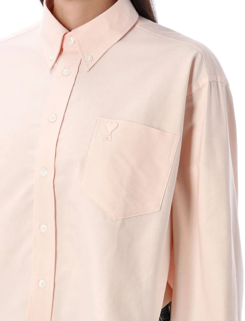 Cropped Button-Down Shirt
