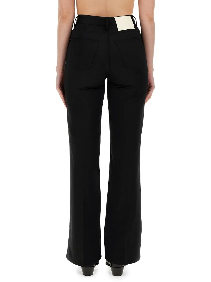 High-Rise Flared Trousers