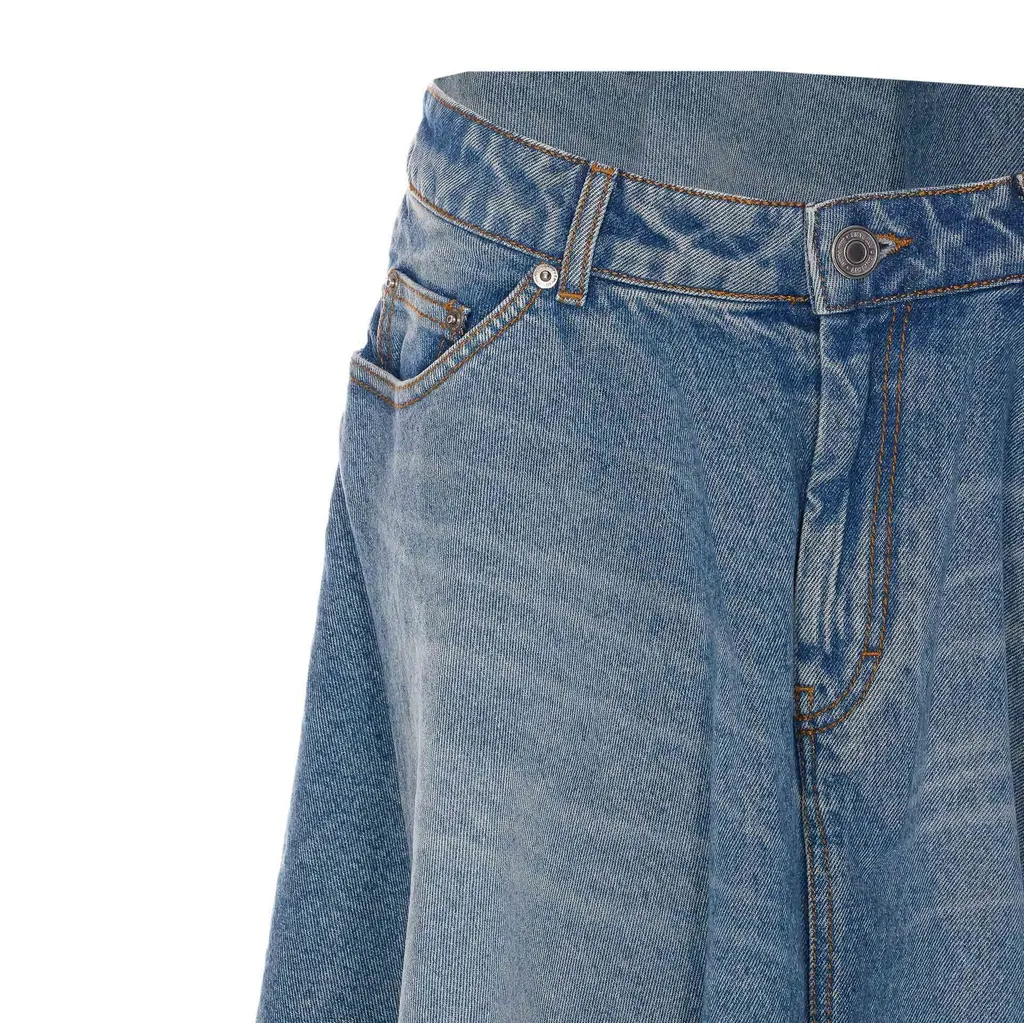 Denim Maxi Skirt