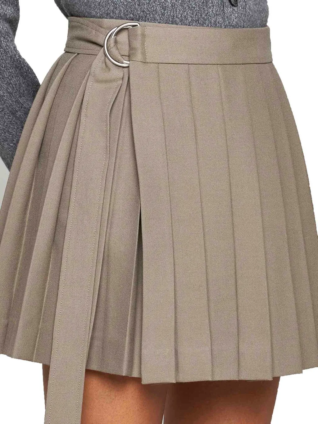 Pleated Mini Skirt