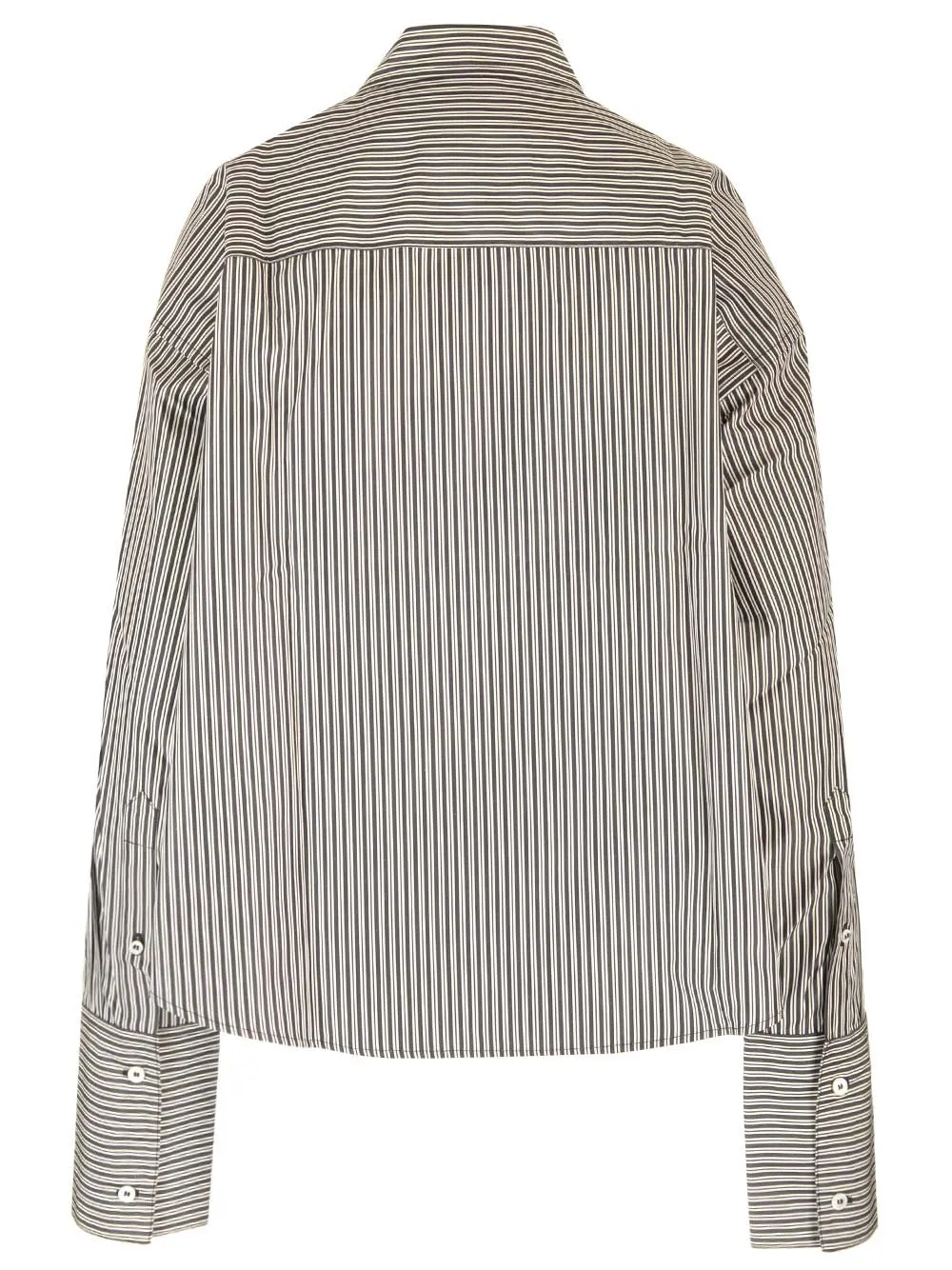 Striped Cotton Poplin Shirt